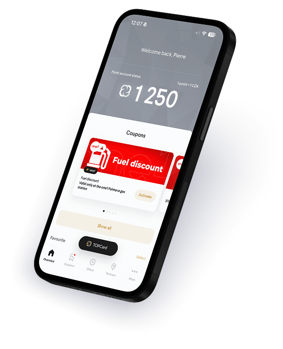 Top Card app loyality